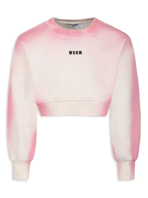 MSGM Kids cotton sweatshirt