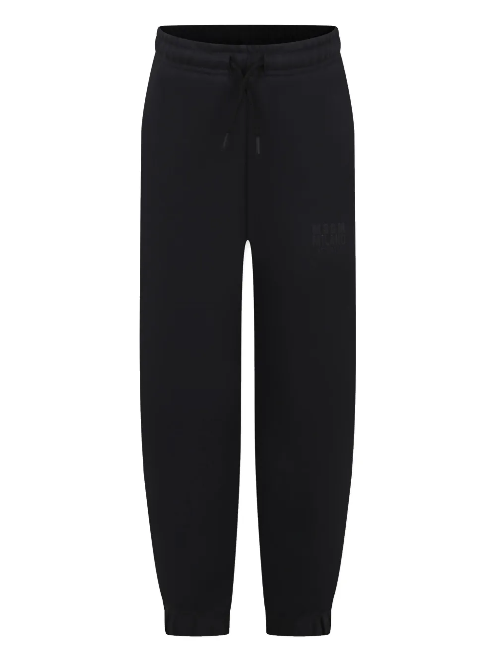 Msgm Drawstring Trousers In Black