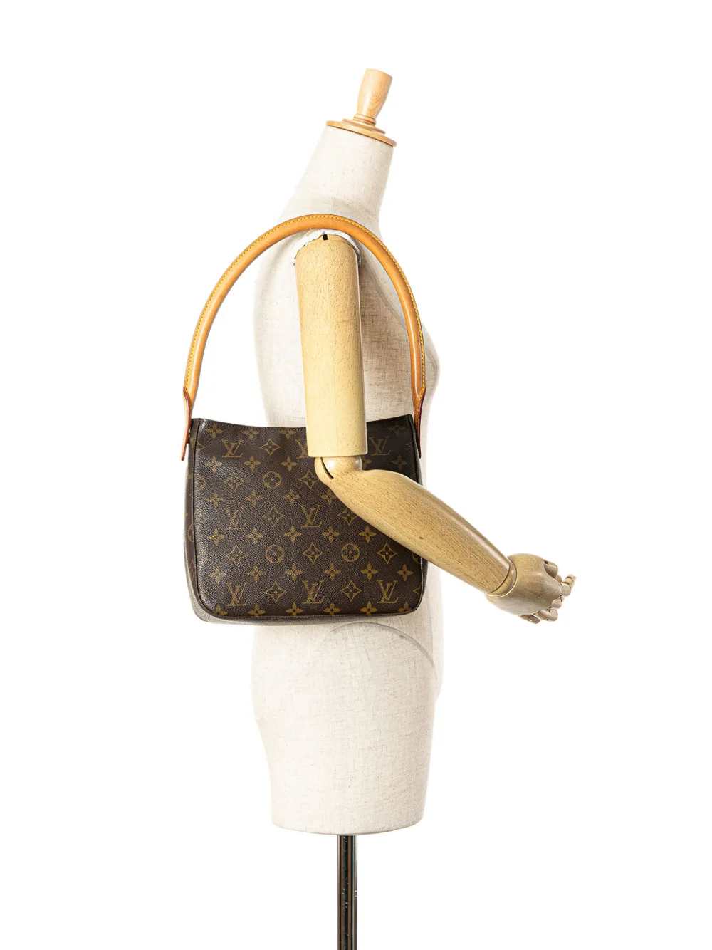 Louis Vuitton Pre-Owned 2002 Monogram Looping MM schoudertas - Bruin