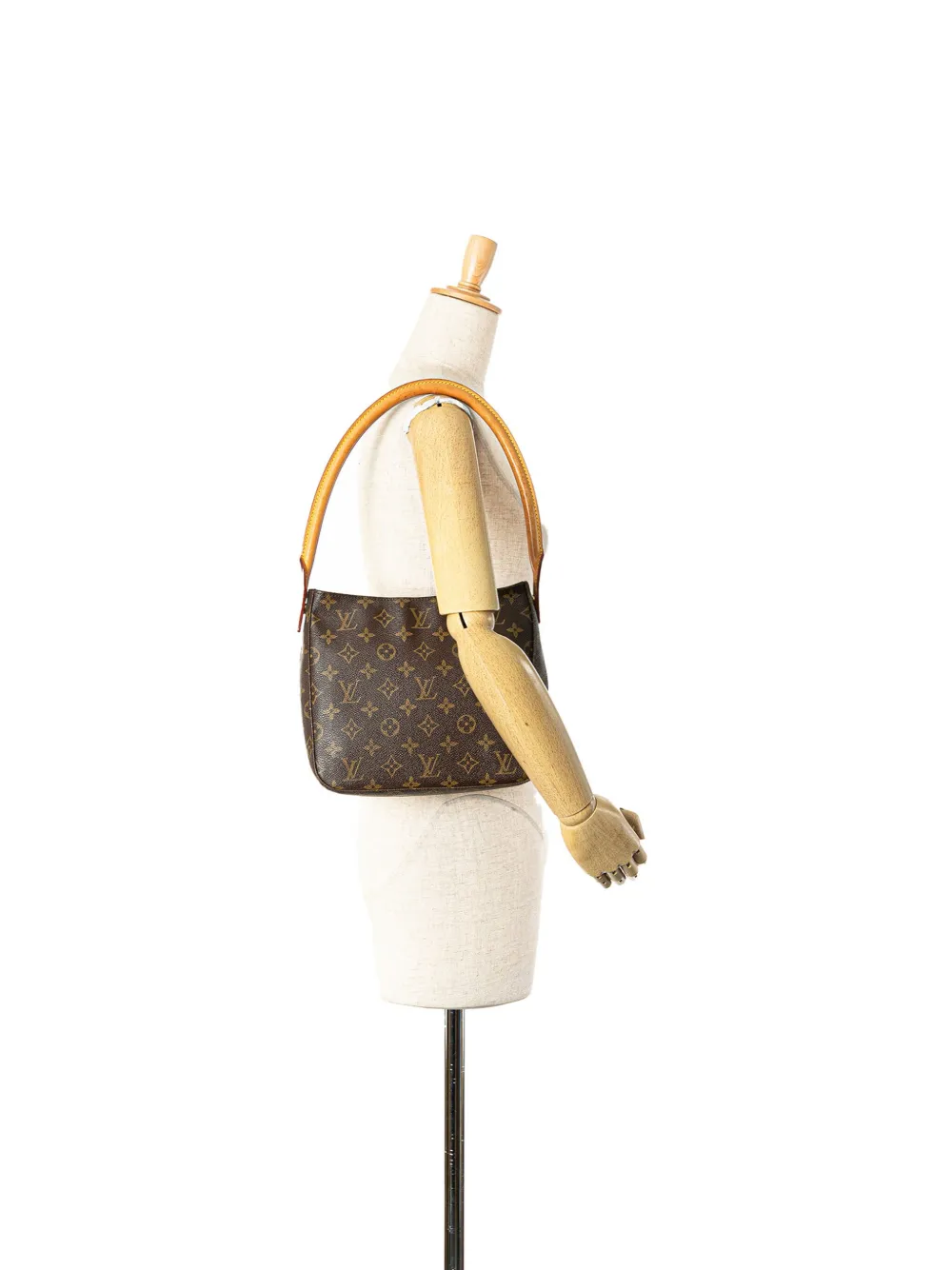 Louis Vuitton Pre-Owned 2001 Monogram Looping MM schoudertas - Bruin