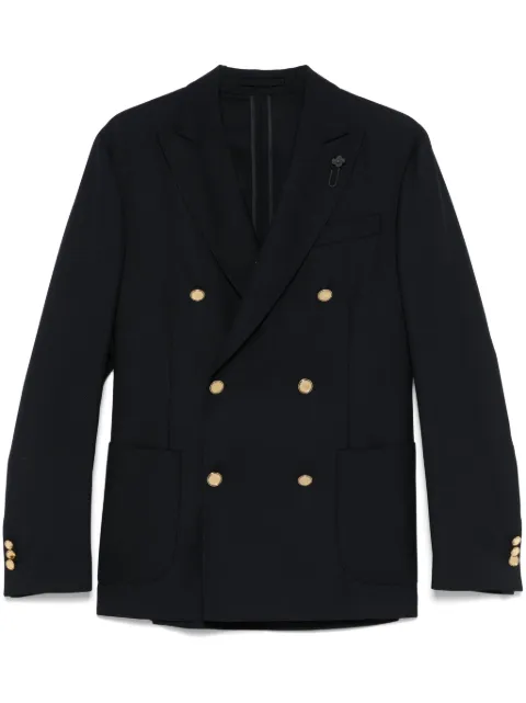 Lardini brooch-detail blazer