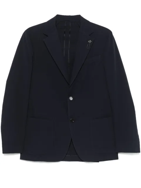 Lardini brooch-detail blazer