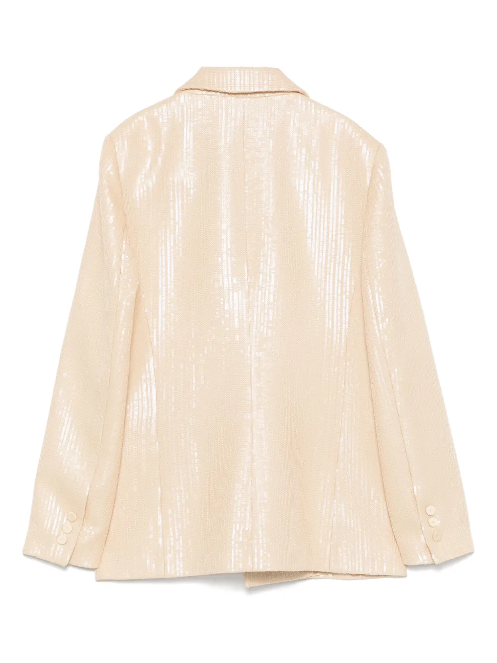 Federica Tosi Blazer met pailletten - Beige