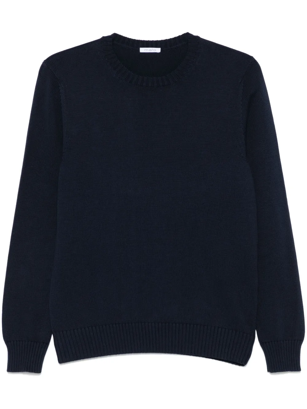 cotton crew-neck sweater