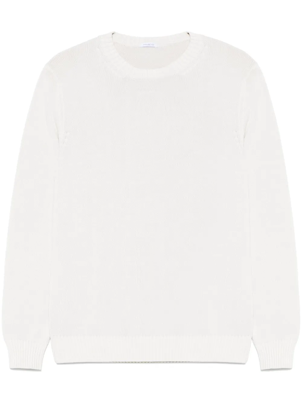 cotton crew-neck sweater