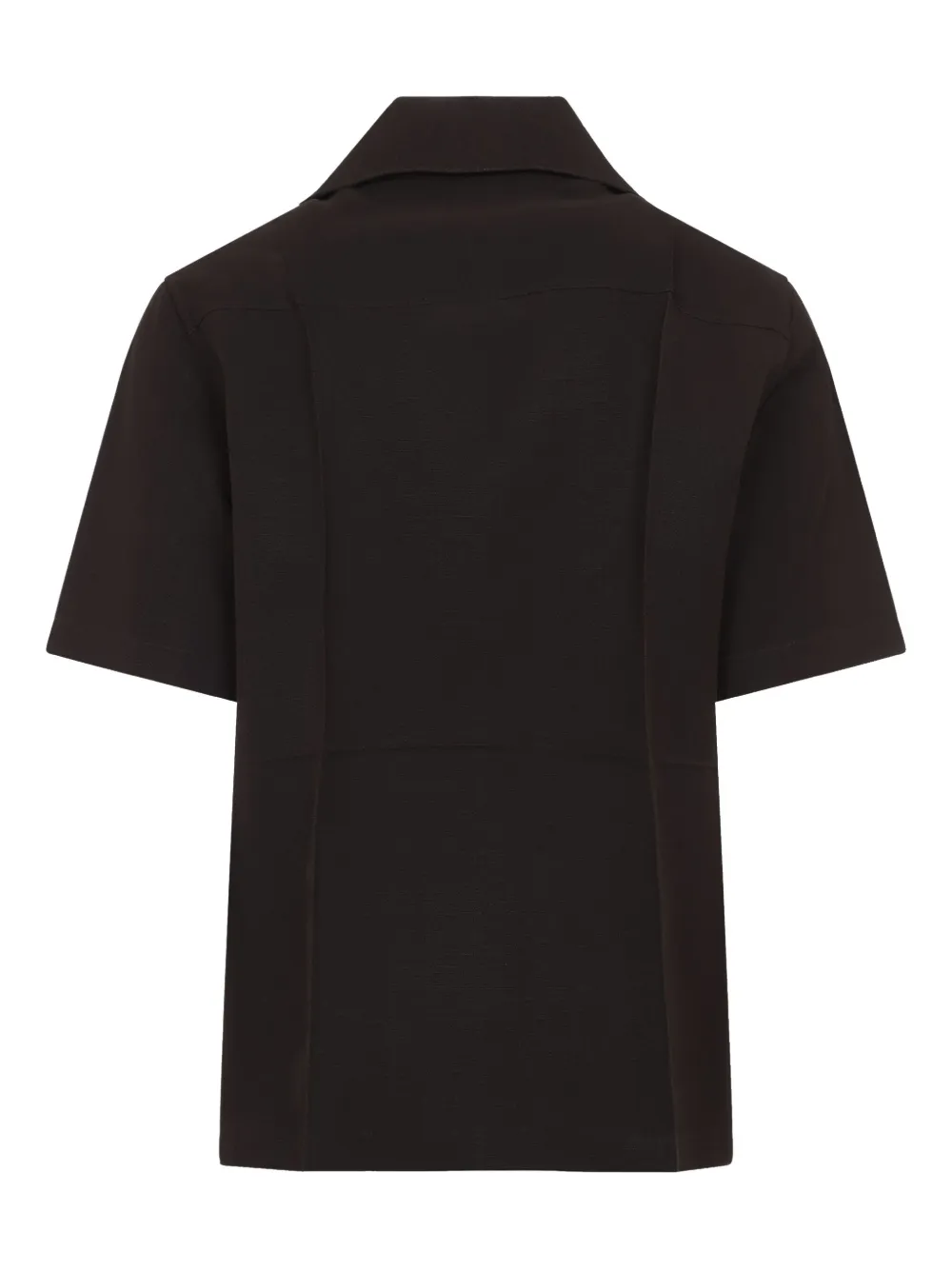 Jil Sander two-tone shirt - Zwart