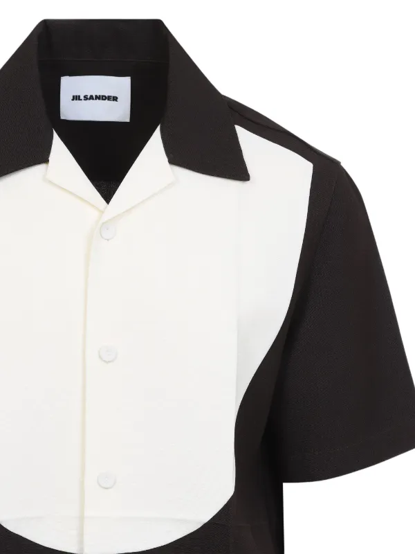 Jil Sander two-tone Shirt | Black | FARFETCH Jil Sander two-tone Shirt | Black | FARFETCH