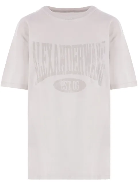 Alexander Wang playera con logo estampado