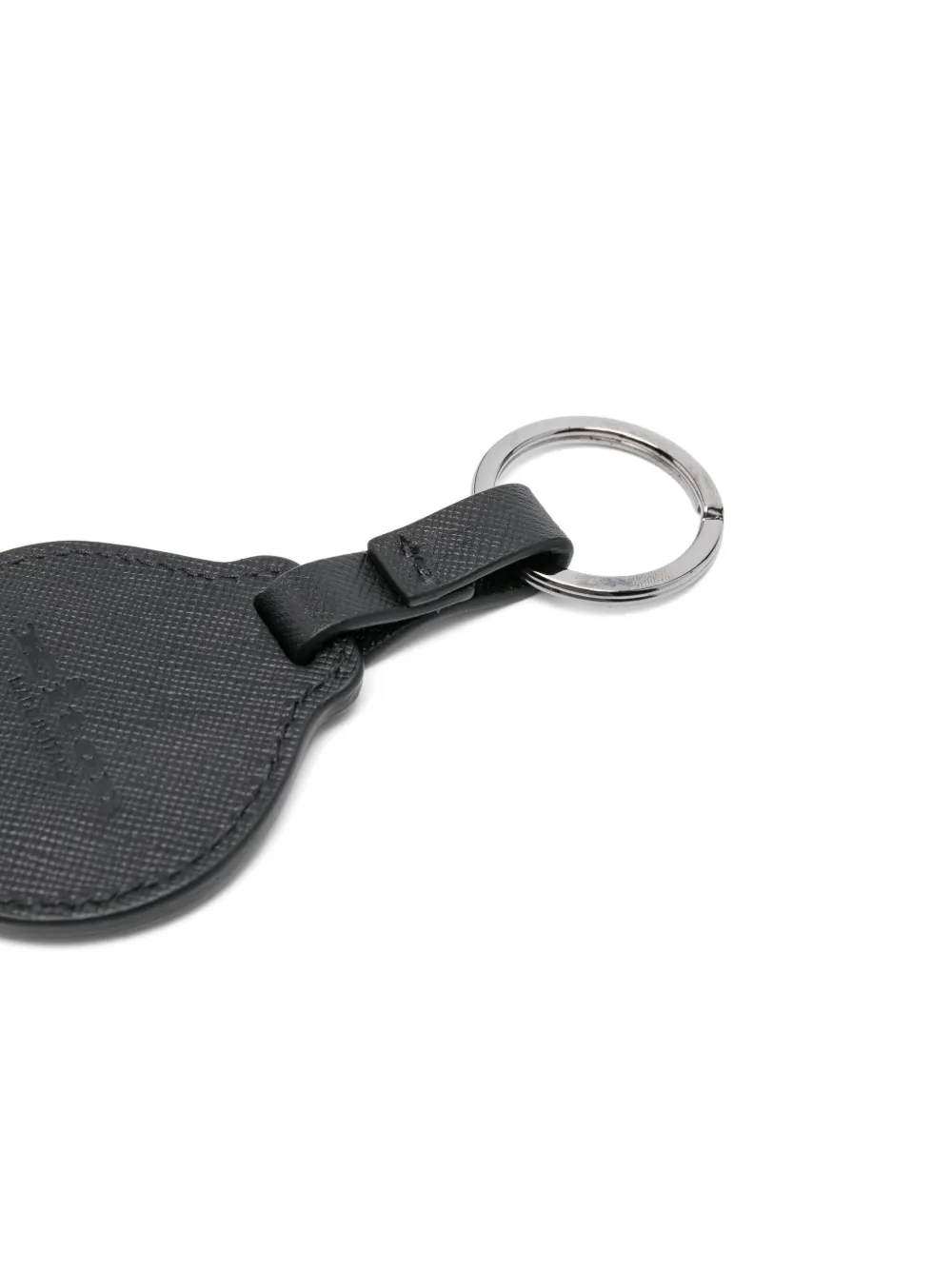 Kiton Leren sleutelhanger - Zwart