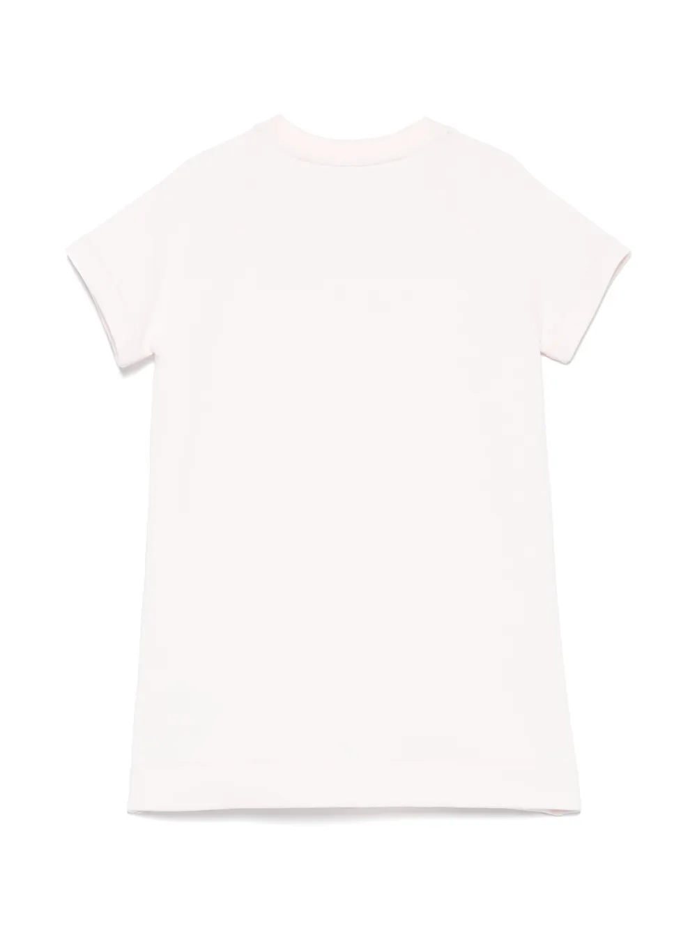 Miss Blumarine Jurk met logo van stras Roze