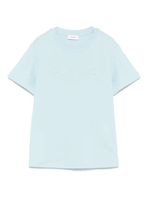 Pinko Kids logo-embossed T-shirt