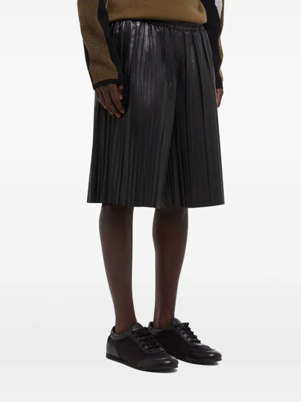 Helmut Lang レザー ショートパンツ | ブラック | FARFETCH JP