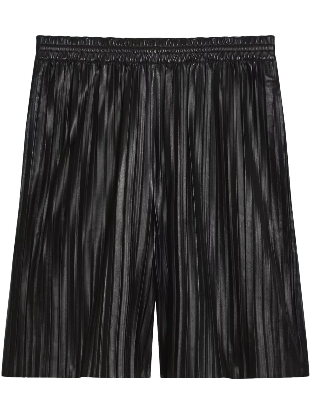 Helmut Lang Leren shorts Zwart