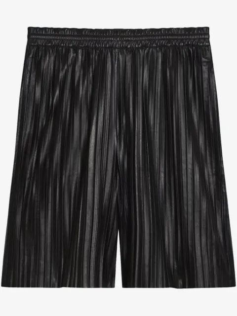 Helmut Lang leather shorts