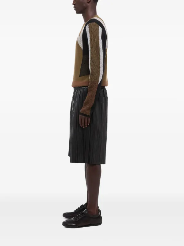 Helmut Lang レザー ショートパンツ | ブラック | FARFETCH JP