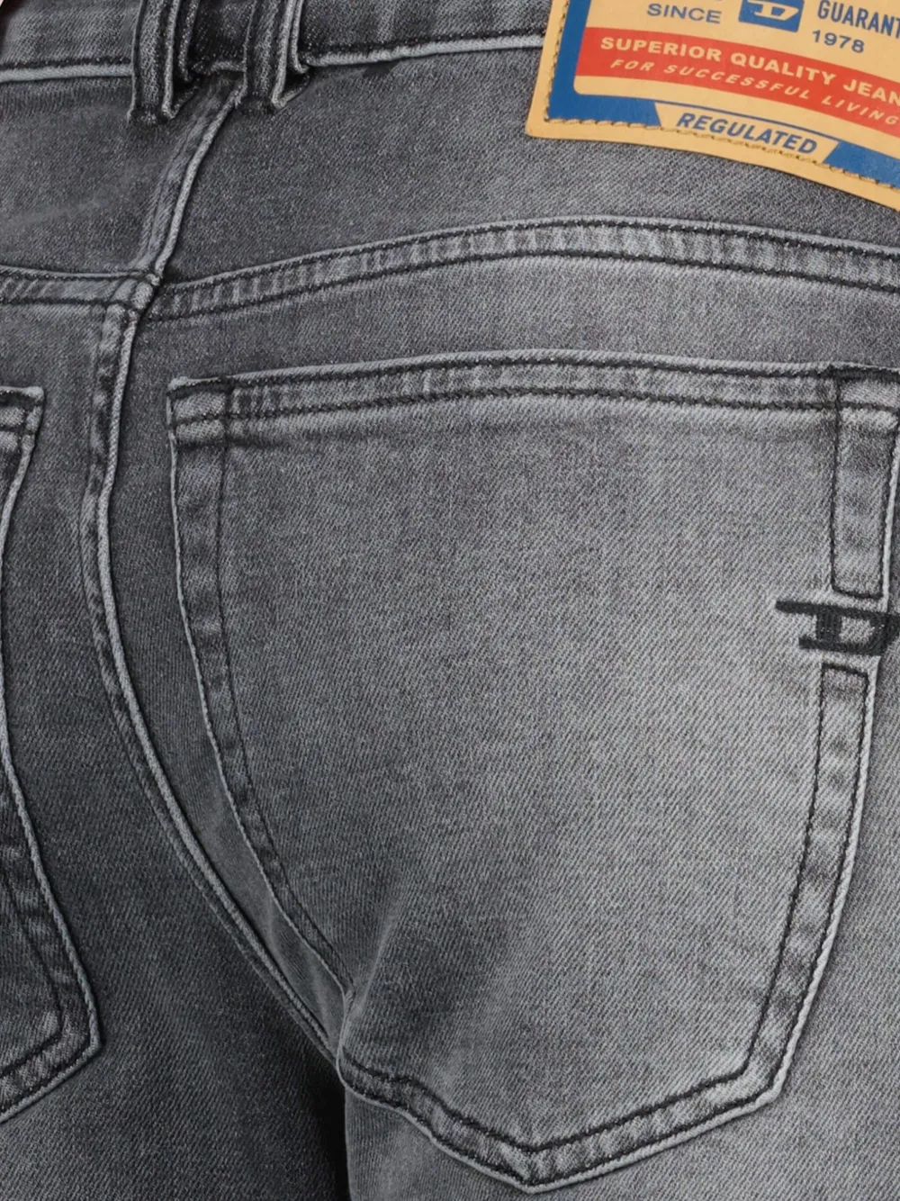 Diesel 1979 Sleenker skinny jeans Zwart