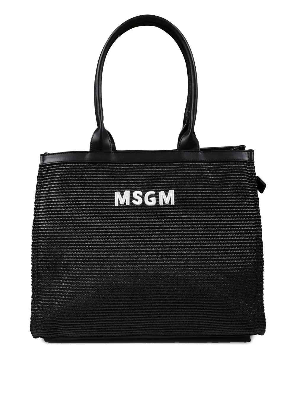 MSGM Kids logo bag - Nero