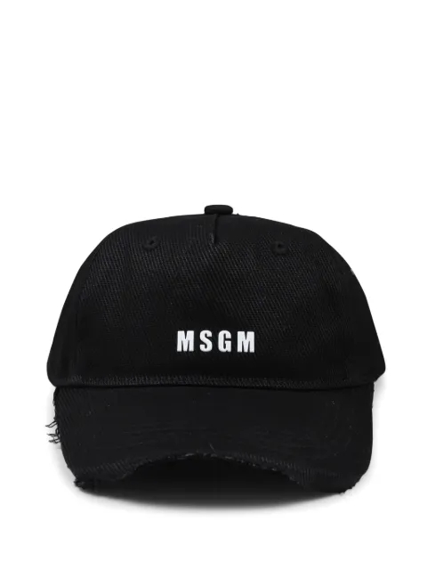 MSGM Kids gorra con logo bordado