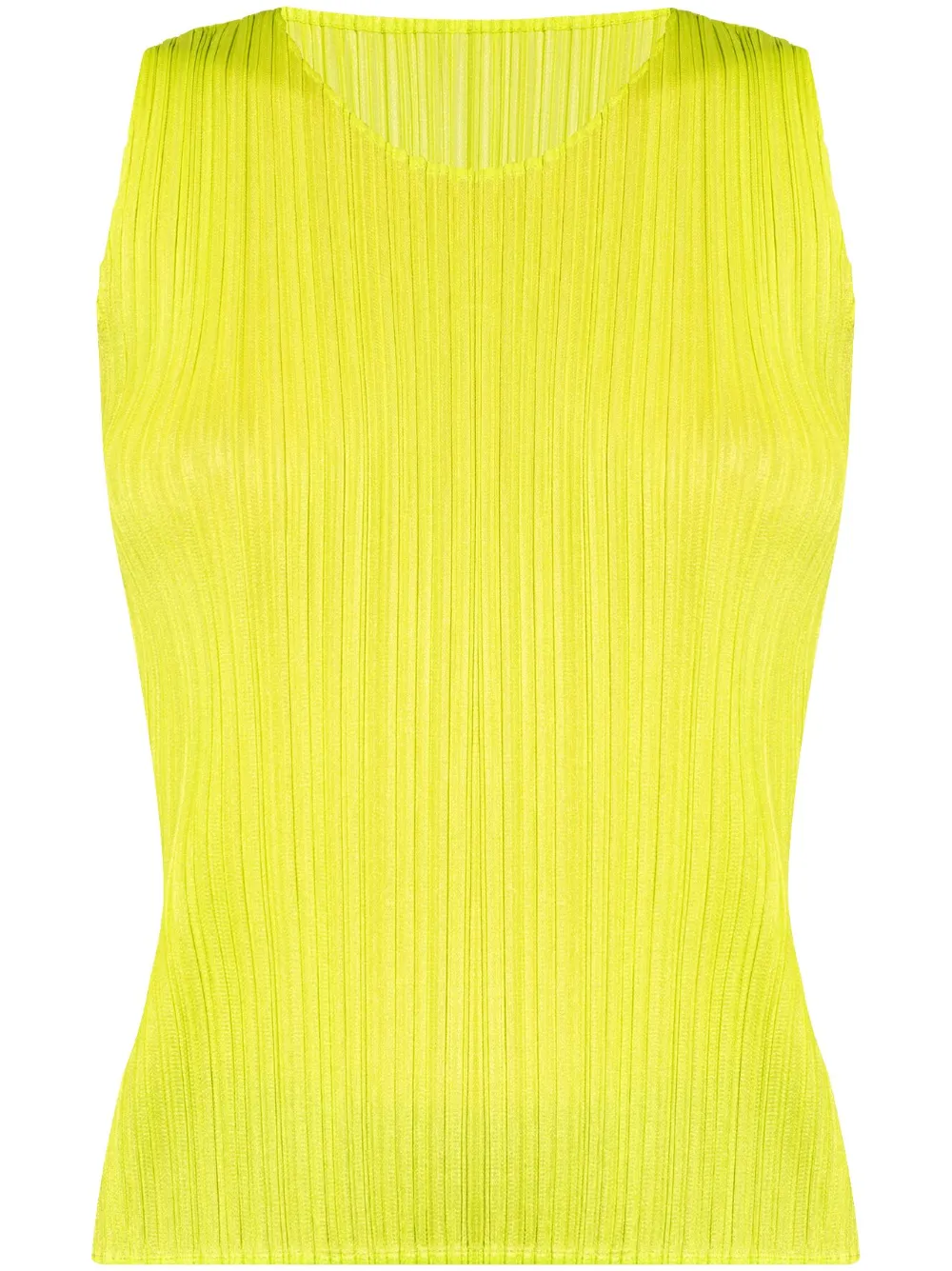 pleated tank top