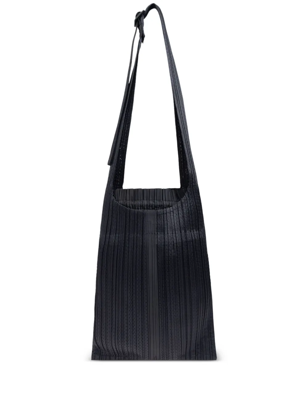 pleated tote bag