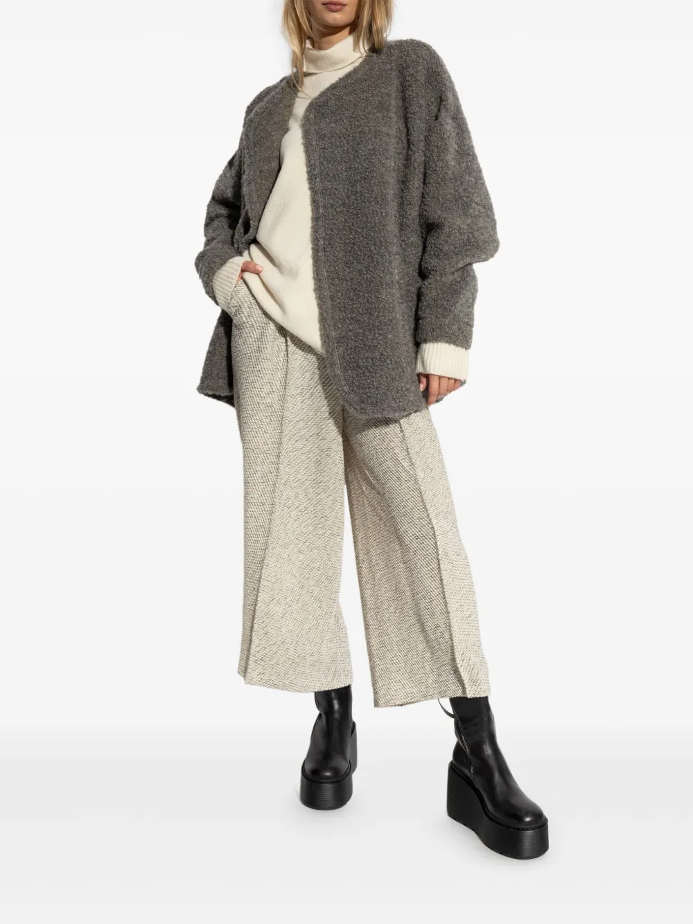 Issey Miyake wool coat - Grijs