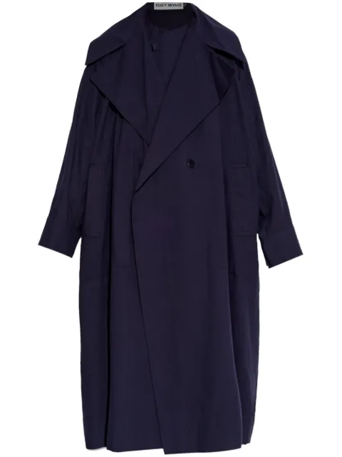 Issey Miyake trenchcoat i bomull