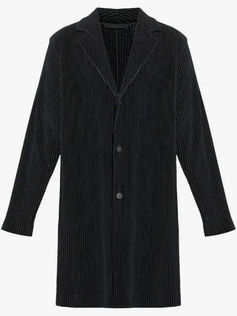 Homme Plissé Issey Miyake pleated coat