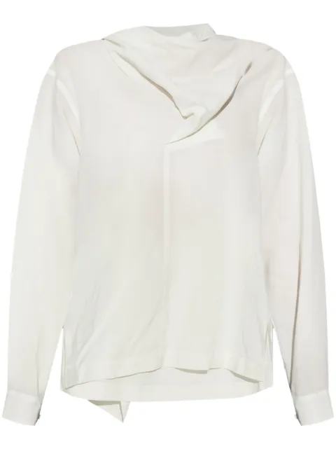 Issey Miyake draped blouse 