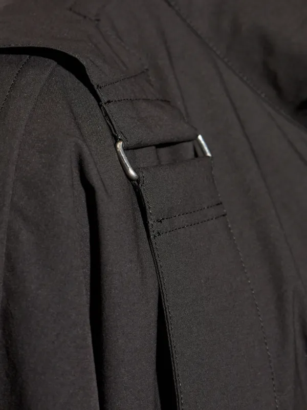 Homme Plissé Issey Miyake Parachute Coat | Black | FARFETCH