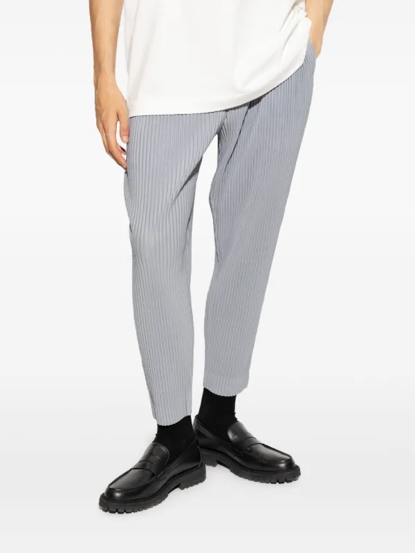 Homme Plissé Issey Miyake MC August パンツ | グレー | FARFETCH JP Homme Plissé Issey Miyake MC August パンツ | グレー | FARFETCH JP