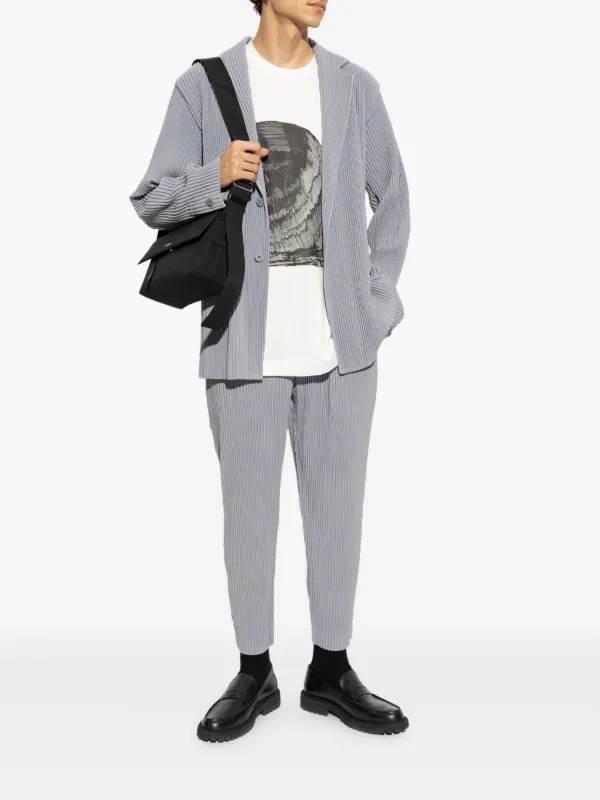 Homme Plissé Issey Miyake MC August パンツ | グレー | FARFETCH JP Homme Plissé Issey Miyake MC August パンツ | グレー | FARFETCH JP