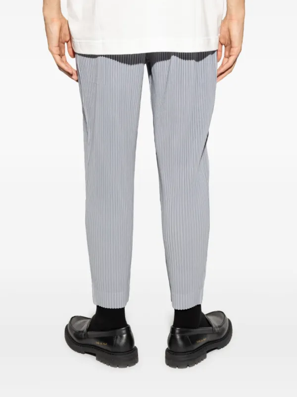 Homme Plissé Issey Miyake MC August パンツ | グレー | FARFETCH JP