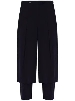 ISSEY MIYAKE ハイウエストパンツ ブラック Issey Miyake ウィメンズ ハイウエストパンツ通販 - FARFETCH