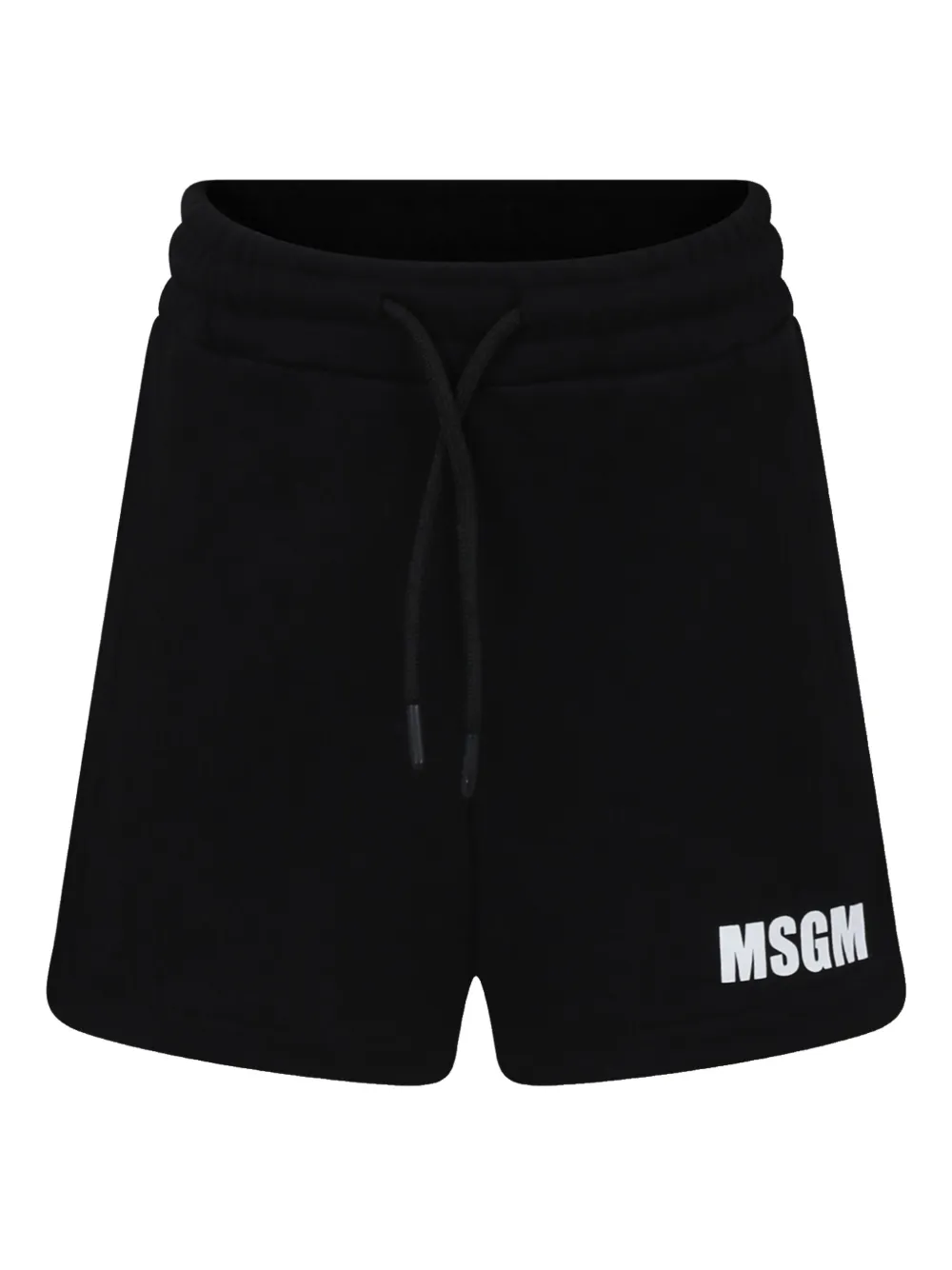 MSGM Kids shorts con pretina elástica | negro | Image 1