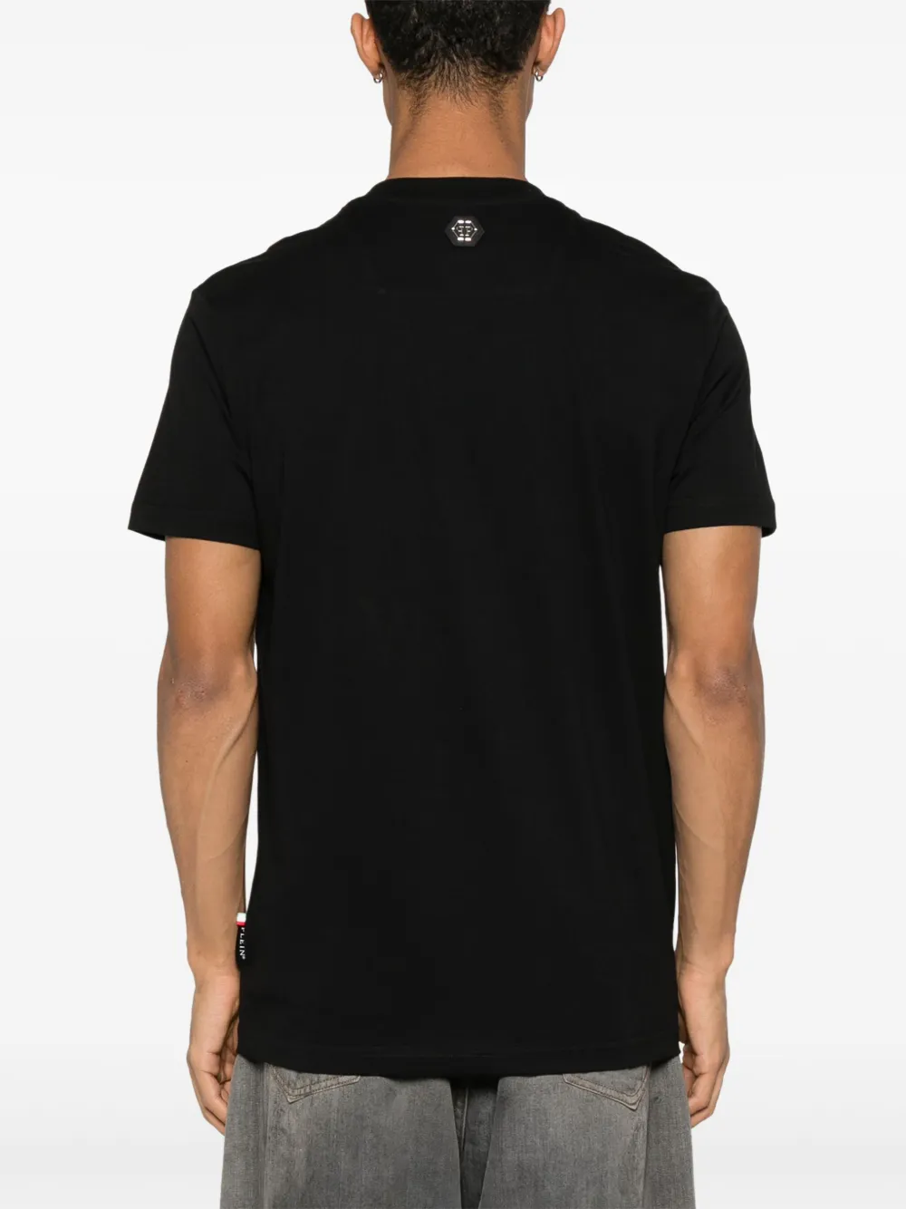 Philipp Plein T-shirt met smiley-print en korte mouwen Zwart