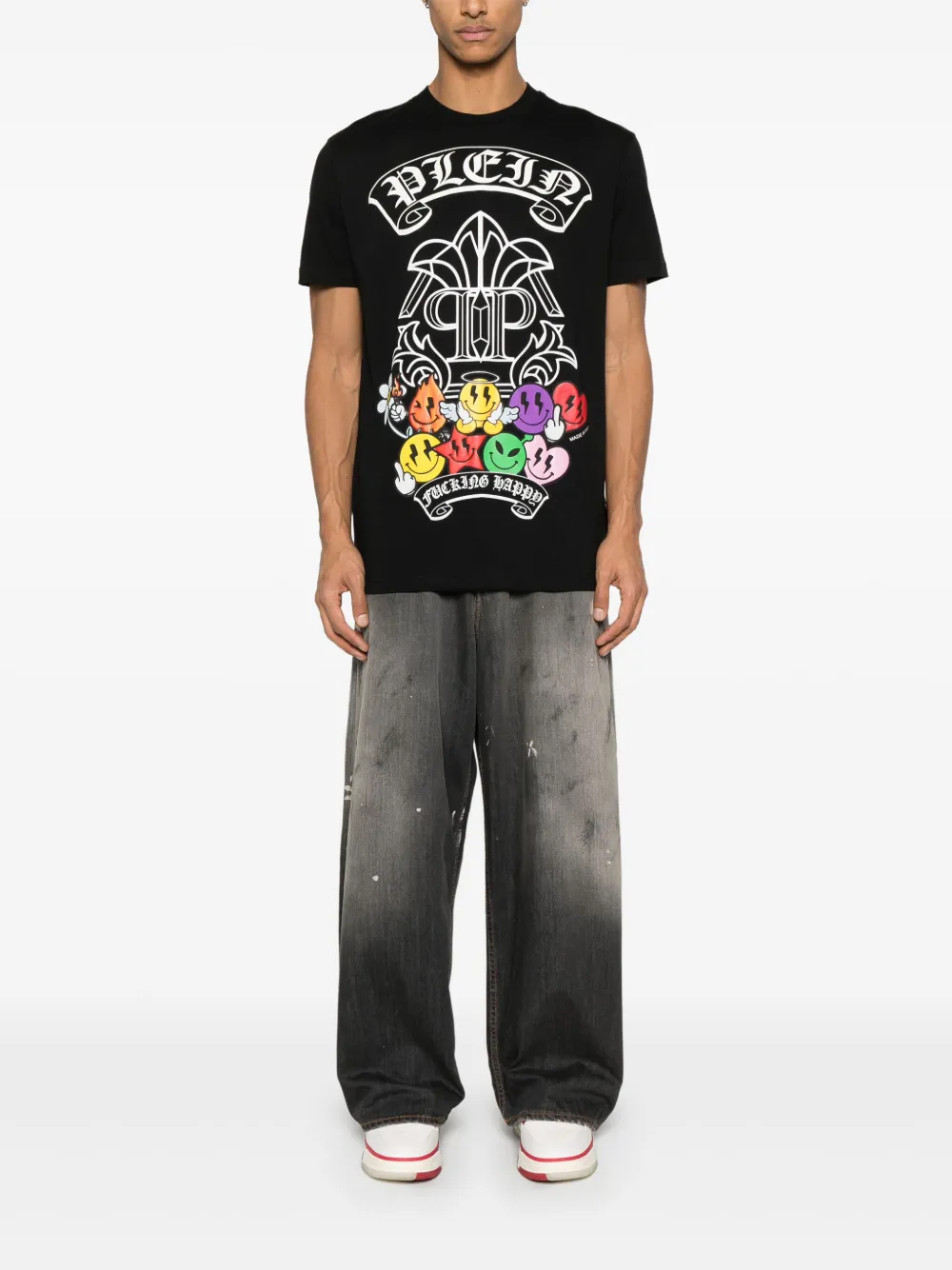 Philipp Plein smile-print shortsleeved T-shirt | T-Shirts | Image 2