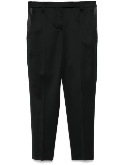 Brunello Cucinelli Hose mit Perlenbesatz