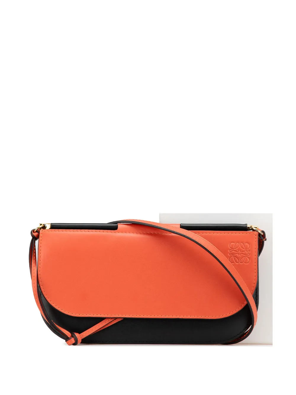 2000-2024 Bicolor Leather Gate Pochette Crossbody Bag