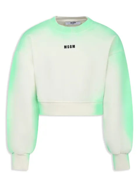 MSGM Kids cotton sweatshirt