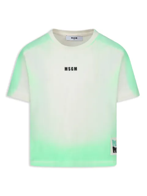 MSGM Kids playera de algodón