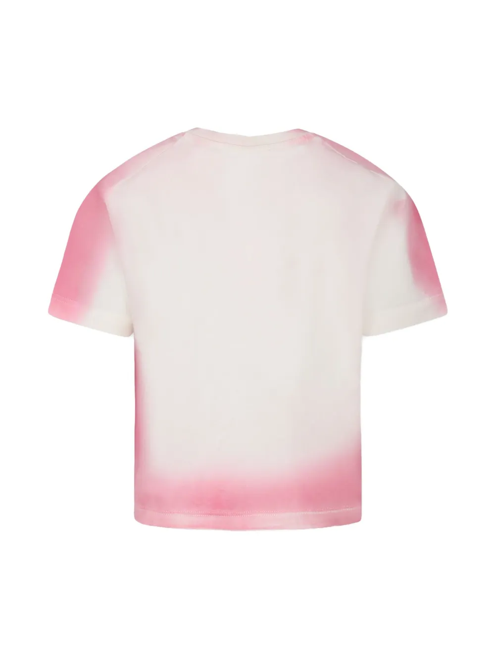 Shop Msgm Cotton T-shirt In Rosa