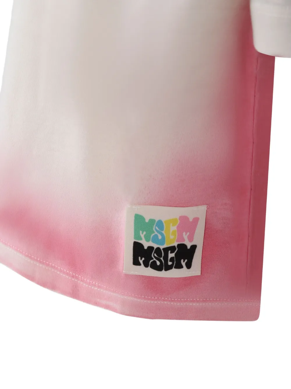 Shop Msgm Cotton T-shirt In Rosa