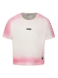 MSGM Kids cotton t-shirt - Pink