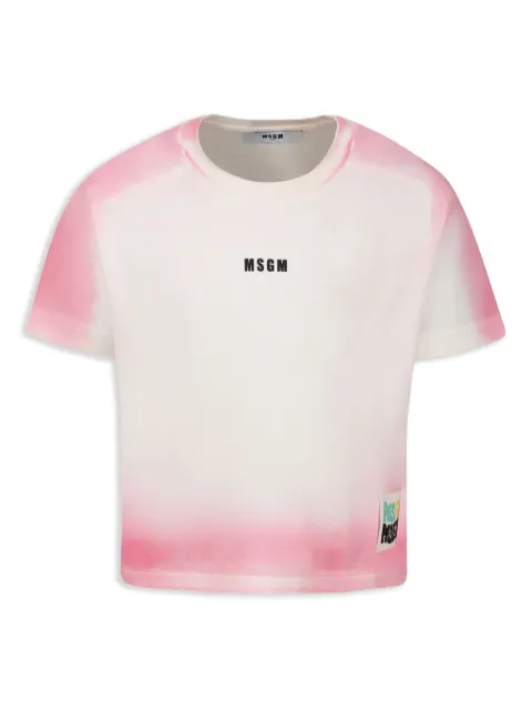MSGM Kids playera de algodón