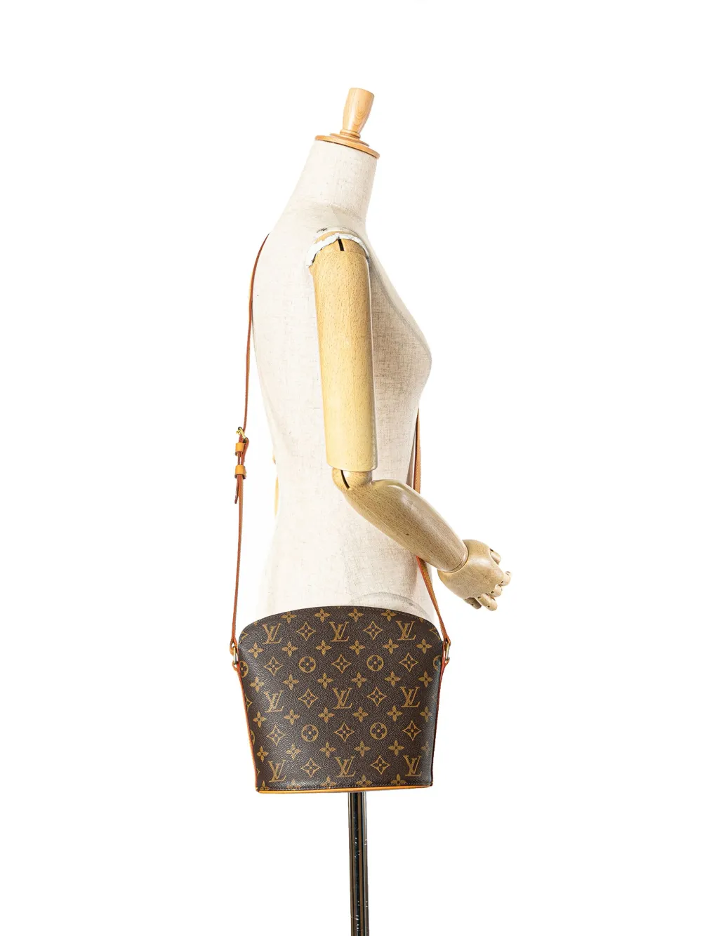 Louis Vuitton Pre-Owned 2001 Monogram Drouot crossbodytas - Bruin