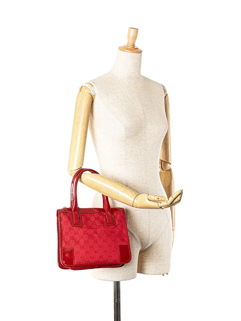 Gucci Pre-Owned 1900s GG Canvas handtas - Rood