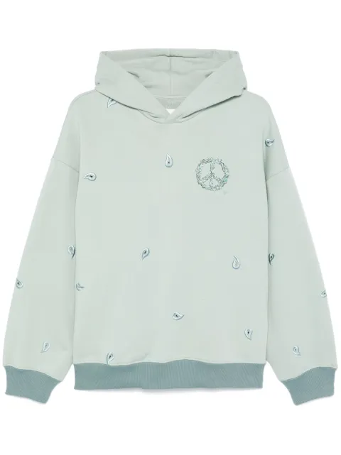 Emporio Armani cut out-detail hoodie 