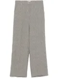 P.A.R.O.S.H. linen straight-leg trousers - Black