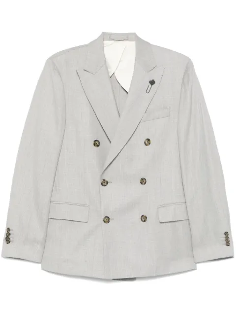 Lardini blazer à détail de broche