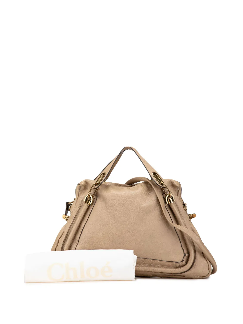 Chloé Pre-Owned 2012 grote leren Paraty boekentas - Bruin